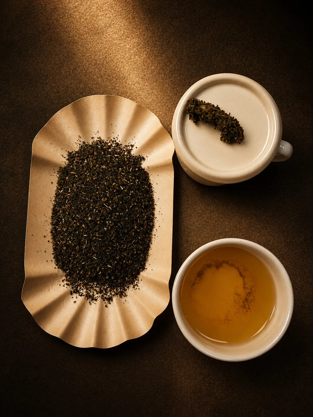 Blend 03, loose leaf and brewed cup