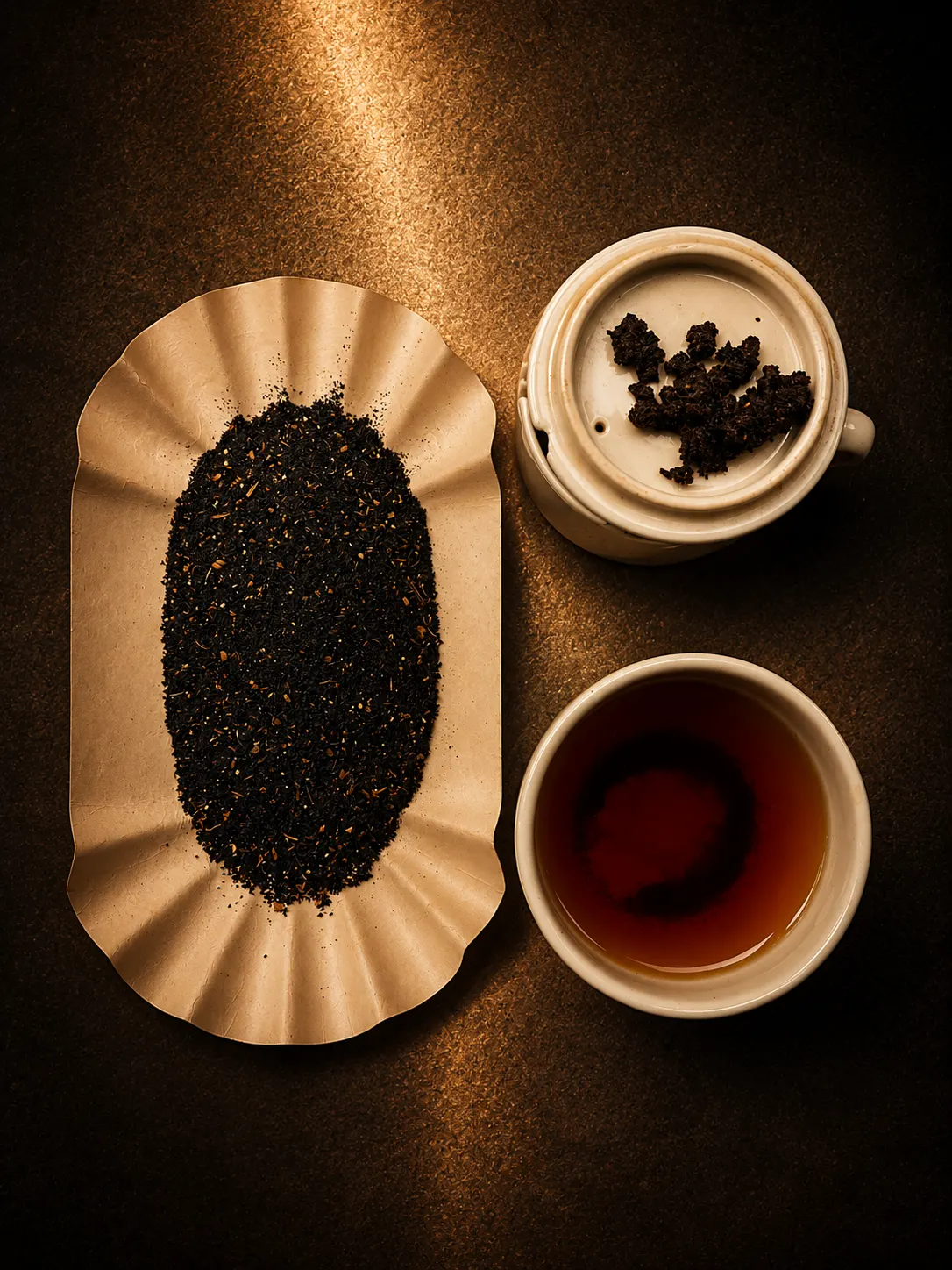 Blend 05, loose leaf and brewed cup