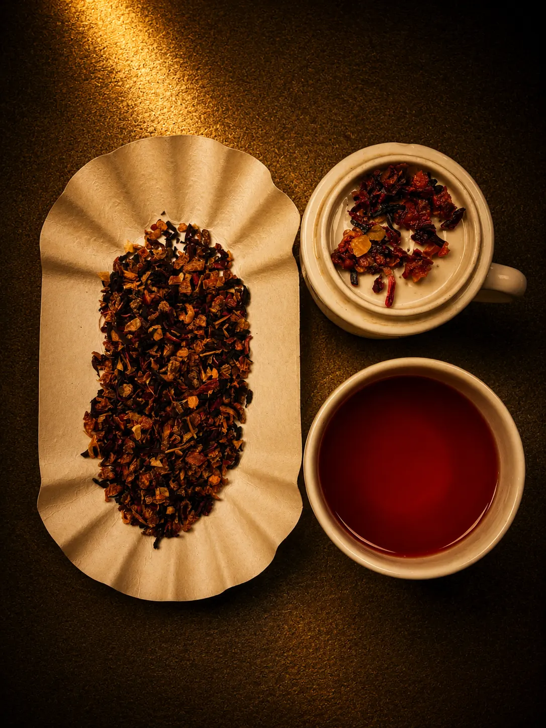 Blend 12, loose leaf and brewed cup
