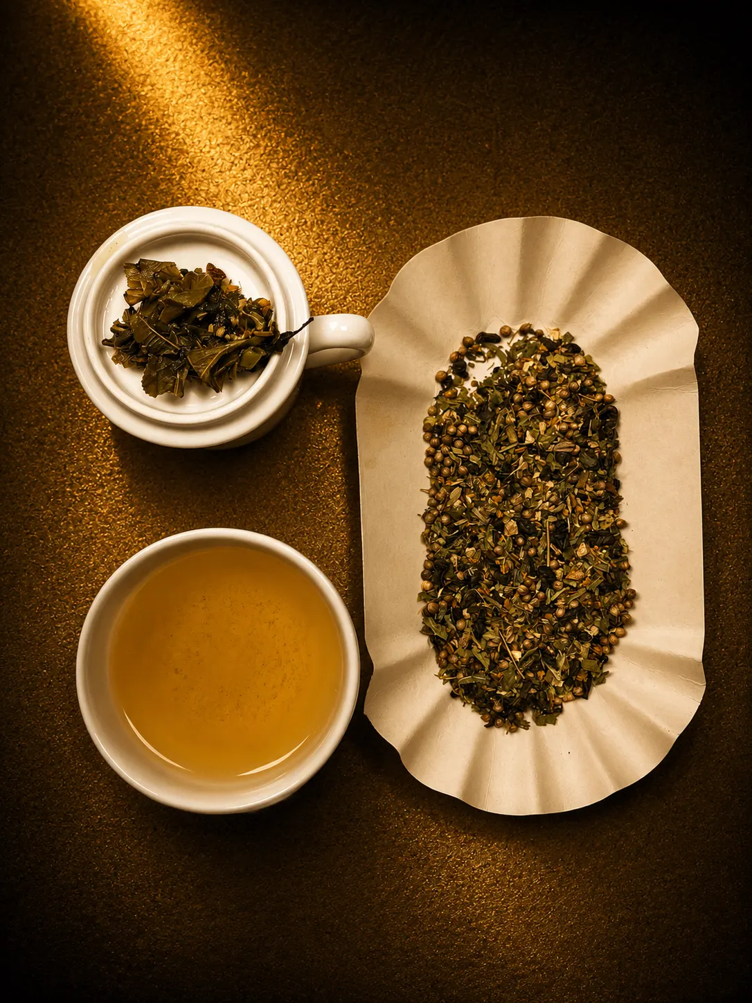 Blend 14, loose leaf and brewed cup