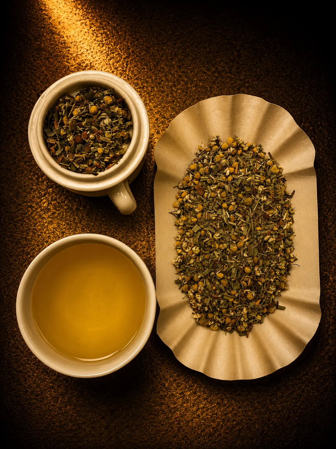 Blend 17, loose leaf and brewed cup
